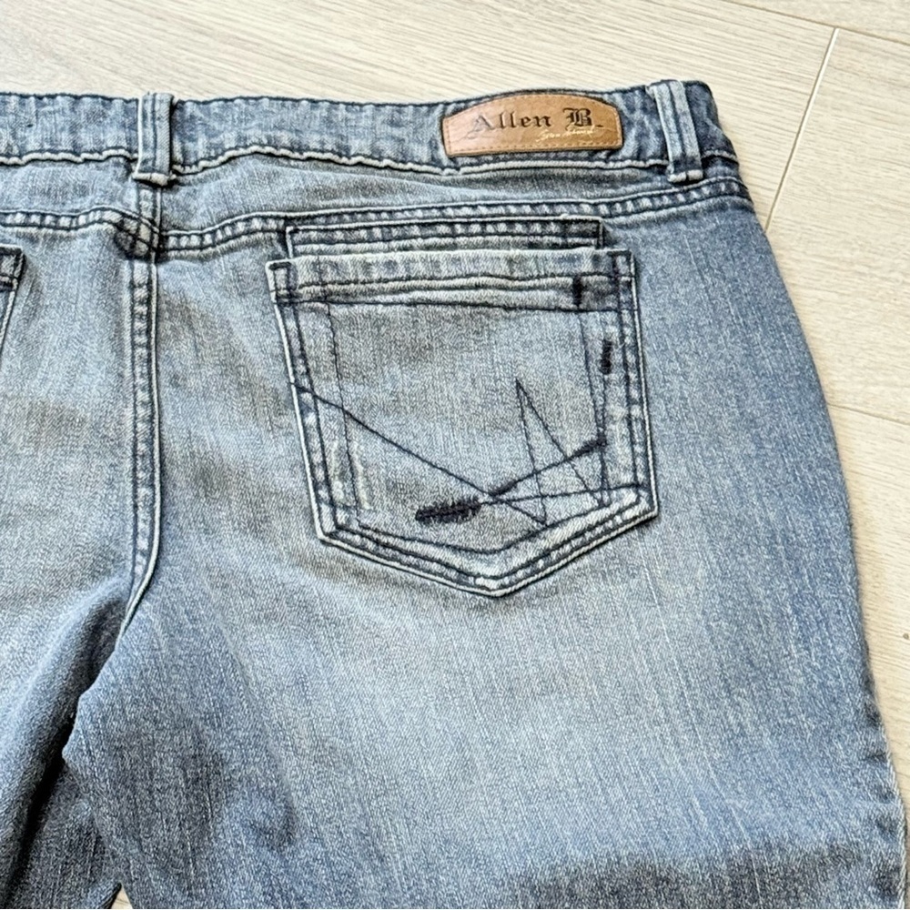Allen B embellished Women's Jeans cropped - Picture 6 of 9